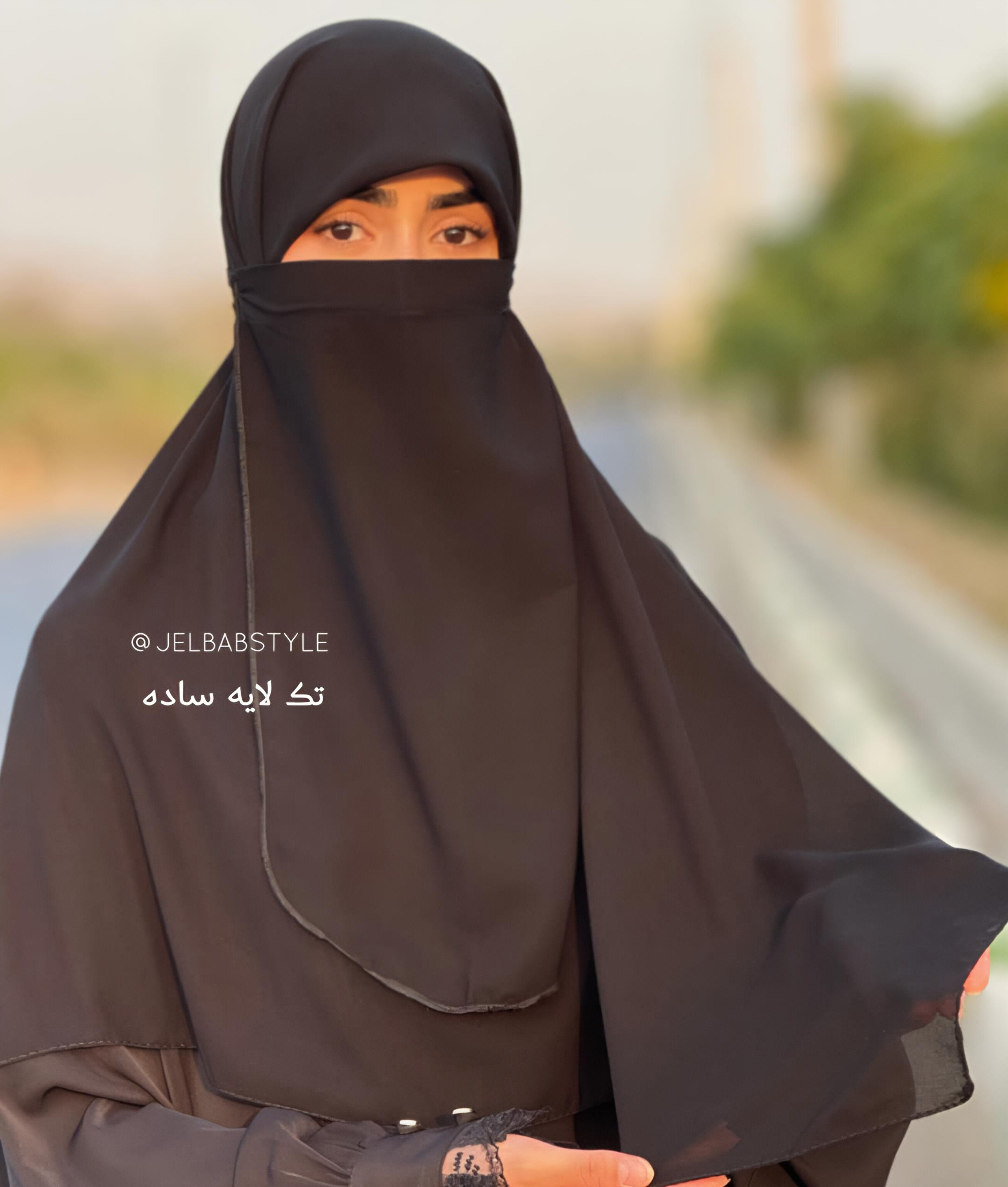 پوشیه تک لایه ساده