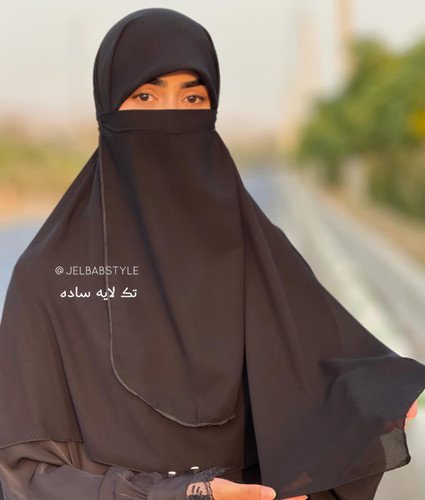 پوشیه تک لایه ساده